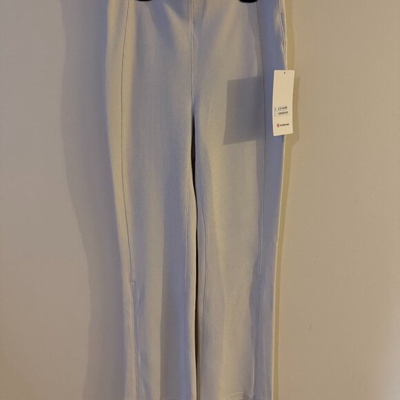 Lululemon Brushed Softstreme Ribbed Zip Flare Pant - Picture 2 of 4